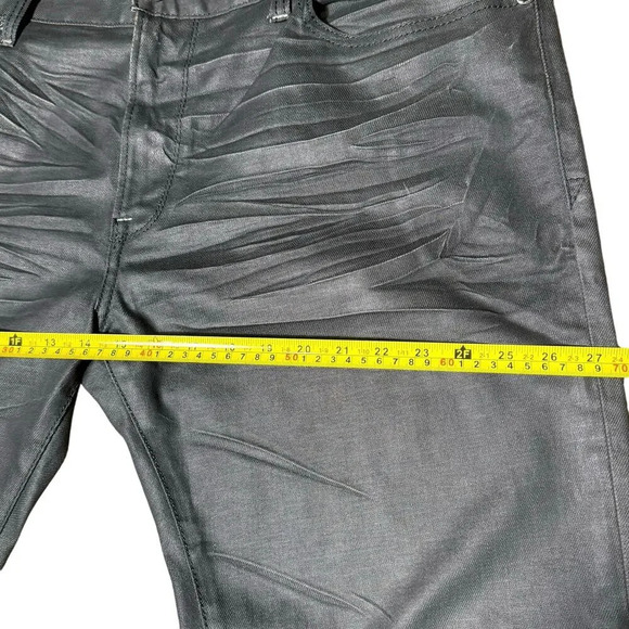 Men’s Guess Premium Los Angeles Black distressed Sz40 Lincoln Slim Straight Vint - Picture 6 of 10